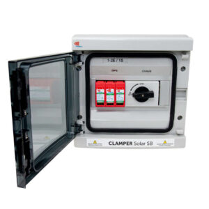 CAJA CON PROTECCIONES SOLAR SB 1000 18kA 1E/1S – CLAMPER