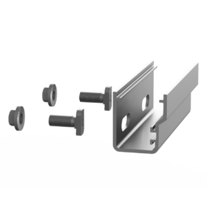 RAIL CONNECTOR UL 2703 SET CR48-S, mill,1/2 – K2 Systems