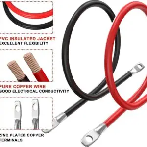 Power Cable para Batería 4AWG 0.5M